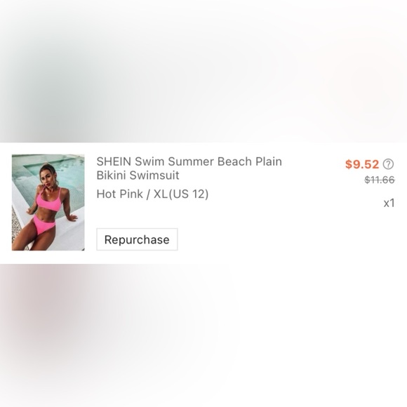 SHEIN bathing suit size XL - Picture 2 of 2
